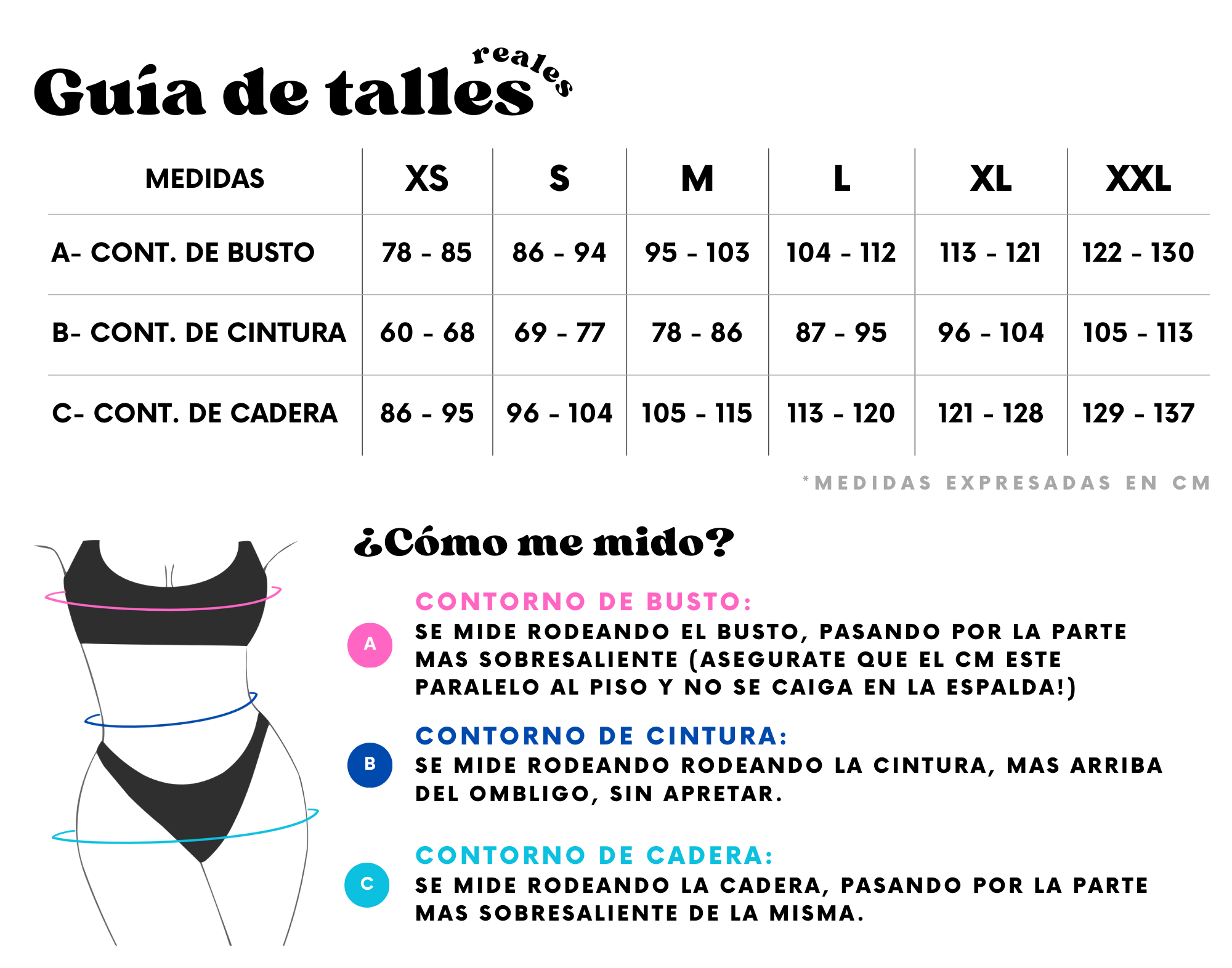 guia de talles